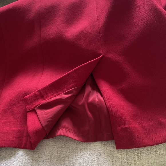 Talbots Red Wool Sleeveless Sheath Dress - Picture 5 of 6